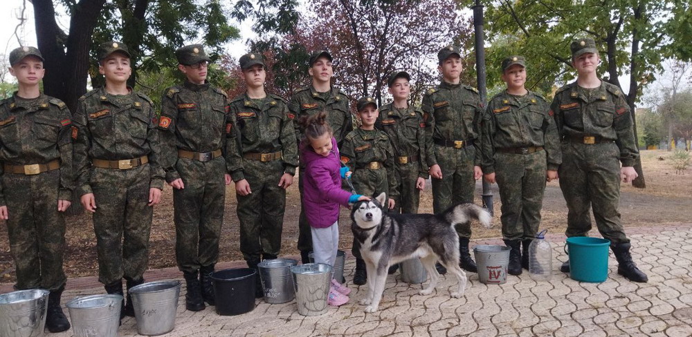 воспитанники Тираспольского Суворовского военного училища